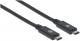 Kabel USB Manhattan USB-C - USB-C 1 m Czarny (355223) 4
