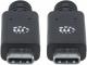 Kabel USB Manhattan USB-C - USB-C 1 m Czarny (355223) 5