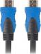 Kabel Lanberg HDMI - HDMI 1.8m niebieski (CA-HDMI-20CU-0018-BK) 1