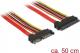 Delock SATA 22-pin - SATA 22-pin, 0.5m, Wielokolorowy (84920) 1