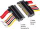 Delock SATA 22-pin - SATA 22-pin, 0.5m, Wielokolorowy (84920) 2