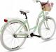 Goetze Rower miejski Style 28" trzybiegowy miętowy z wiklinowym koszem 6