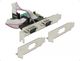Kontroler Delock PCIe 2.0 x1 - 2x Port szeregowy DB9 (89641) 1