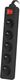 Listwa zasilająca Lanberg PS1 5 gniazd 3 m czarna (PS1-05E-0300-BK) 3