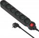 Listwa zasilająca Maclean Energy 6 gniazd 1.5 m czarna (MCE225) 1