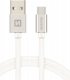 Kabel USB Swissten USB-A - USB-C 1.2 m Biały (SW-QU-TYPC-3.1-1.2m-SI) 1