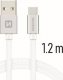 Kabel USB Swissten USB-A - USB-C 1.2 m Biały (SW-QU-TYPC-3.1-1.2m-SI) 6