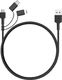 Kabel USB Aukey USB-A - USB-C 1.2 m Czarny (CB-BAL5) 1