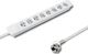 Listwa zasilająca Qoltec Quick Switch 8 gniazd 1.4 m biała (50265) 1