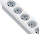 Listwa zasilająca Qoltec Quick Switch 6 gniazd 1.4 m biała (50264) 2