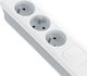 Listwa zasilająca Qoltec Quick Switch 3 gniazd 1.4 m biała (50262) 2