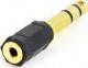 Adapter AV Gembird Jack 6.35mm - Jack 3.5mm czarny (A-6.35M-3.5F) 1
