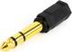 Adapter AV Gembird Jack 6.35mm - Jack 3.5mm czarny (A-6.35M-3.5F) 1