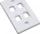 Intellinet Network Solutions 4-portowy panel na moduły Keystone do puszki (PN 517874) biały-163316 1