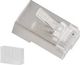 Lanberg Wtyk sieciowy RJ45 8P8C kat.6 FTP (100szt) z prowadnicš do linki i do drutu -PLS-6000 5