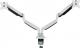 Neomounts Uchwyt biurkowy na 2 monitory 10" - 32" (NM-D750DWHITE) 1