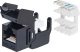 NetRack Netrack moduł Keyston Jack 1xRJ45 8p8c, kat. 6A UTP, beznarzędziowy 2