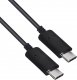 Kabel USB Maclean USB-C - USB-C 1 m Czarny (MCTV-846) 1