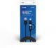 Kabel USB Savio USB-A - microUSB + USB-C 1 m Czarny (CL-128) 3