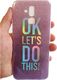 Beline Etui Pattern Galaxy J6 Plus 'ok lets do this' 4