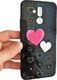 Beline Etui Hearts iPhone Xs Max wzór 5 (hearts black) 2