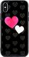 Beline Etui Hearts iPhone X/Xs wzór 5 (hearts black) 1