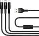 Kabel USB Usams USB-A - 1.5 m Czarny (SJ2193IN101) 3