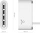 HUB USB Usams US-SJ238 4x USB-A 2.0 (SJ238FX01) 2
