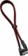 CableMod SATA - SATA, 0.3m, Czarno-czerwony (ZUSA-245) 1