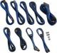 CableMod PRO ModMesh Seria C, Zestaw AXi, HXi i RM, Czarno-niebieski (ZUAD-932) 1