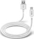 Kabel USB SBS Mobile USB-A - USB-C 1 m Biały (TECABLPOLOTYPECW) 1