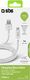 Kabel USB SBS Mobile USB-A - USB-C 1 m Biały (TECABLPOLOTYPECW) 1