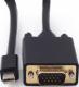 Kabel Gembird DisplayPort Mini - D-Sub (VGA) 1.8m czarny (CC-mDPM-VGAM-6) 1