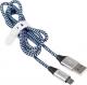 Kabel USB Tracer USB-A - microUSB 1 m Niebieski (TRAKBK46263) 1