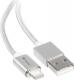 Kabel USB Tracer USB-A - Lightning 1 m Srebrny (TRAKBK46275) 1