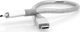 Kabel USB Verbatim USB-C - USB-C 0.3 m Srebrny (48867) 3