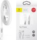 Kabel USB Baseus Kabel Baseus iPhone Lightning - USB 1m 2A tough series biały uniwersalny 10