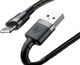 Kabel USB Baseus USB-A - Lightning 2 m Czarno-szary (6953156275010) 2