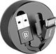 Kabel USB Baseus Baseus kabel zwijany usb-c New era 2A 0,9m czarny uniwersalny 1