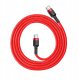 Kabel USB Baseus USB-C - USB-C 1 m Czerwony (CATKLF-G09) 1