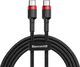 Kabel USB Baseus USB-C - USB-C 2 m Czarny (CATKLF-H91) 1
