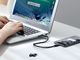 Kabel USB Baseus Baseus kabel 2w1 u-shaped USB-C Lightning 2.4A czarny uniwersalny 3