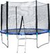Trampolina ogrodowa LEX Trampolina ogrodowa z siatką zewnętrzną 300 cm czarna 1