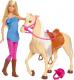 Lalka Barbie Mattel  z koniem (FXH13) 1
