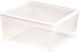 Curver Pojemnik Textile 18,5l Transparent 39x34x18 cm 1