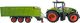 Sterowany radiowo traktor z przyczepą Claas Axion 870 12
