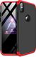 Hurtel 360 Protection etui na całą obudowę przód + tył iPhone XR czarno-czerwony (logo hole) uniwersalny 1