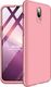 Hurtel 360 Protection etui na całą obudowę przód + tył OnePlus 6T różowy uniwersalny 1