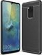 Hurtel Carbon Case elastyczne etui pokrowiec Huawei Mate 20 czarny uniwersalny 1