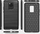 Hurtel Carbon Case elastyczne etui pokrowiec Huawei Mate 20 czarny uniwersalny 3